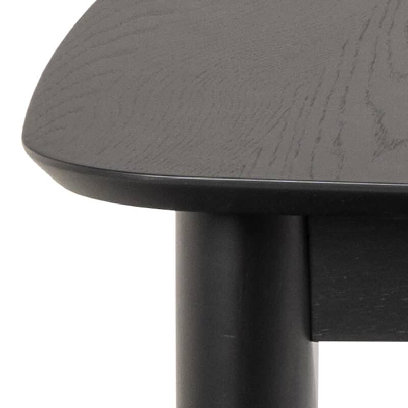 Furniture To Go Montreux Extending Black Dining Table The Home and Office Stores