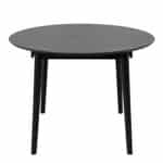 Furniture To Go Montreux Round Extending Black Dining Table The Home and Office Stores