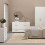 Furniture To Go Pepe Wide Chest Of 8 Drawers White The Home and Office Stores