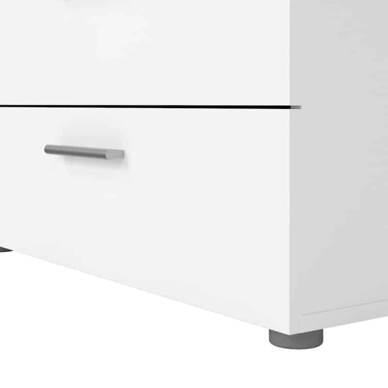 Furniture To Go Pepe Wide Chest Of 8 Drawers White The Home and Office Stores