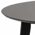 Furniture To Go Roxby Black 105cm Round Dining Table The Home and Office Stores
