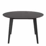 Furniture To Go Roxby Black 120cm Round Dining Table The Home and Office Stores