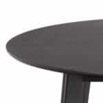 Furniture To Go Roxby Black 120cm Round Dining Table The Home and Office Stores