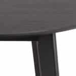 Furniture To Go Roxby Black 120cm Round Dining Table The Home and Office Stores