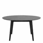 Furniture To Go Roxby Black 140cm Round Dining Table The Home and Office Stores