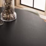 Furniture To Go Roxby Black 140cm Round Dining Table The Home and Office Stores