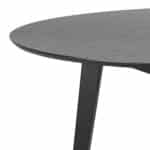 Furniture To Go Roxby Black 140cm Round Dining Table The Home and Office Stores