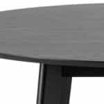 Furniture To Go Roxby Black 140cm Round Dining Table The Home and Office Stores