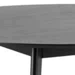 Furniture To Go Roxby Black 140cm Round Dining Table The Home and Office Stores