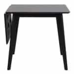 Furniture To Go Roxby Black Extendable Dining Table The Home and Office Stores