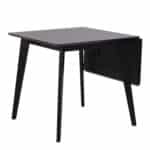 Furniture To Go Roxby Black Extendable Dining Table The Home and Office Stores