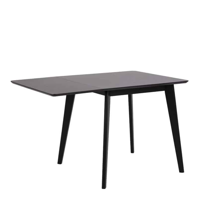 Furniture To Go Roxby Black Extendable Dining Table The Home and Office Stores