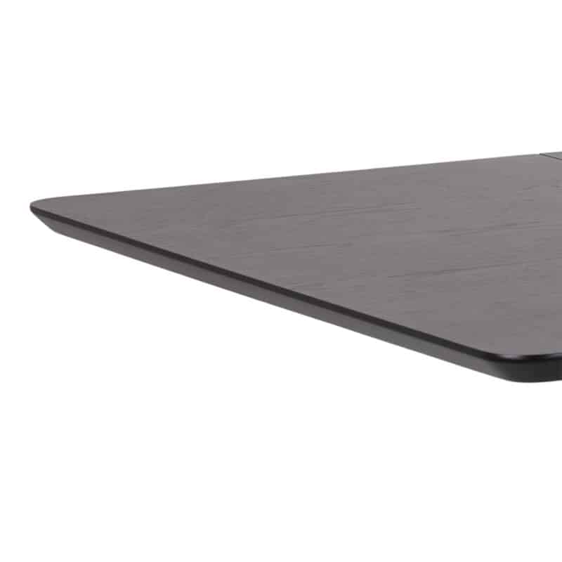 Furniture To Go Roxby Black Extendable Dining Table The Home and Office Stores