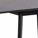 Furniture To Go Roxby Black Extendable Dining Table The Home and Office Stores