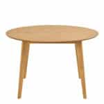 Furniture To Go Roxby Oak 120cm Round Dining Table The Home and Office Stores