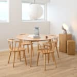 Furniture To Go Roxby Oak 120cm Round Dining Table The Home and Office Stores