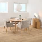 Furniture To Go Roxby Oak 120cm Round Dining Table The Home and Office Stores