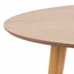 Furniture To Go Roxby Oak 140cm Round Dining Table The Home and Office Stores
