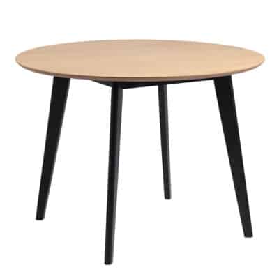 Furniture To Go Roxby oak top 105cm round dining table