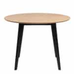 Furniture To Go Roxby Oak Top 105cm Round Dining Table The Home and Office Stores