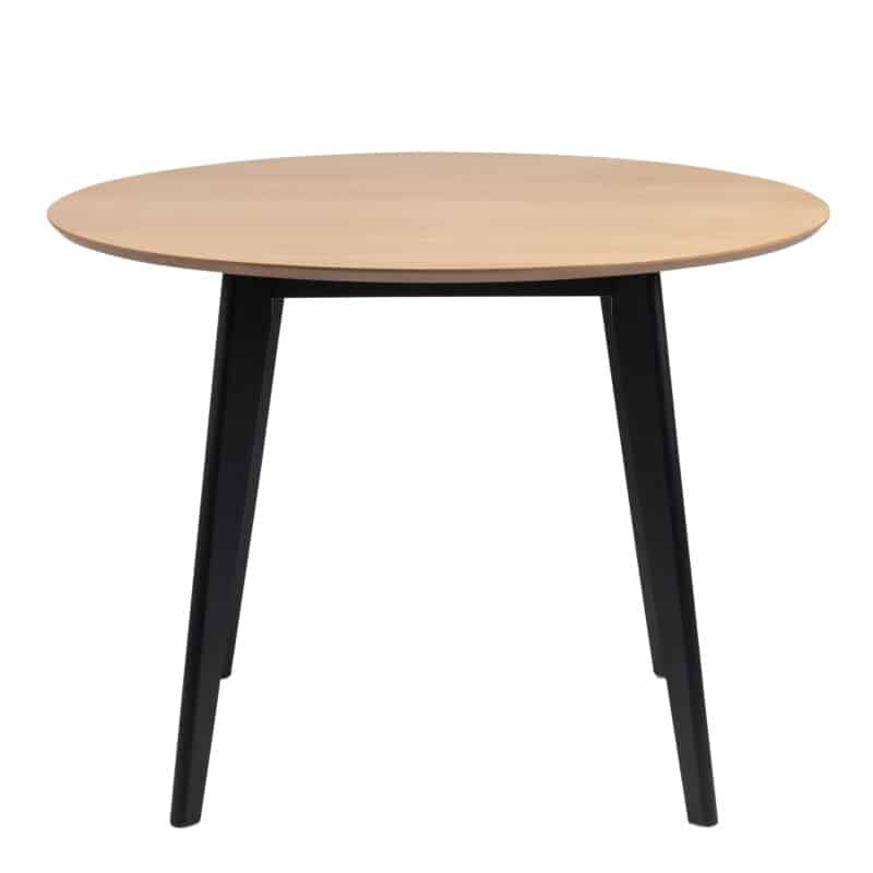 Furniture To Go Roxby Oak Top 105cm Round Dining Table The Home and Office Stores