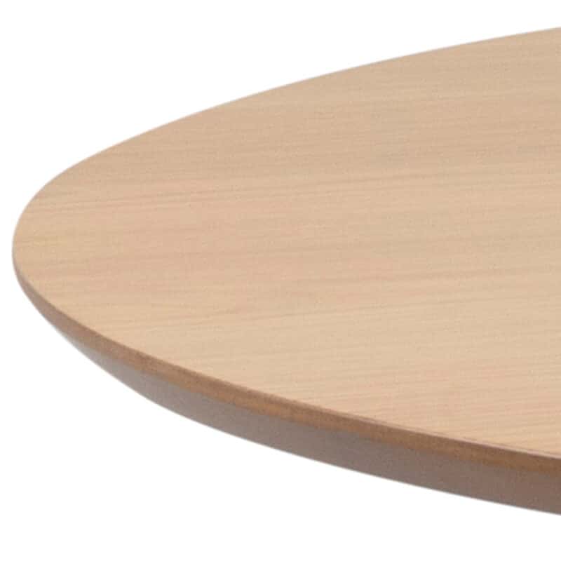 Furniture To Go Roxby Oak Top 105cm Round Dining Table The Home and Office Stores