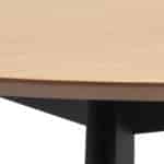 Furniture To Go Roxby Oak Top 105cm Round Dining Table The Home and Office Stores