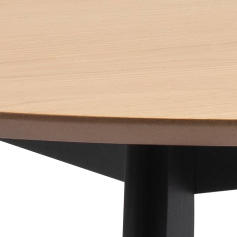 Furniture To Go Roxby Oak Top 105cm Round Dining Table The Home and Office Stores