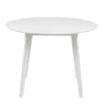 Furniture To Go Roxby White 105cm Round Dining Table The Home and Office Stores