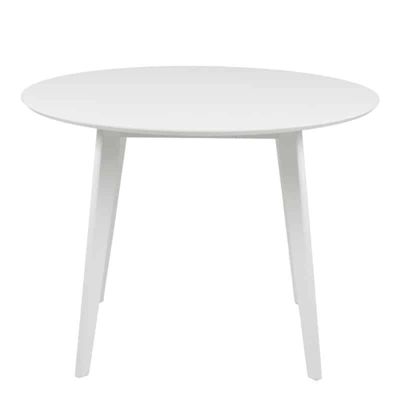 Furniture To Go Roxby White 105cm Round Dining Table The Home and Office Stores
