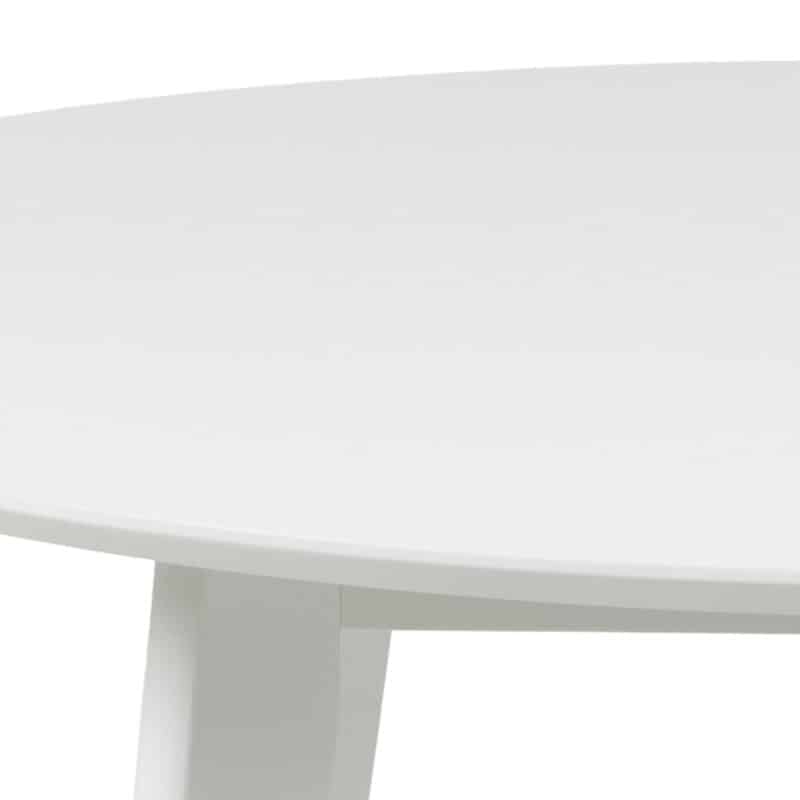 Furniture To Go Roxby White 105cm Round Dining Table The Home and Office Stores