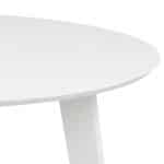 Furniture To Go Roxby White 105cm Round Dining Table The Home and Office Stores