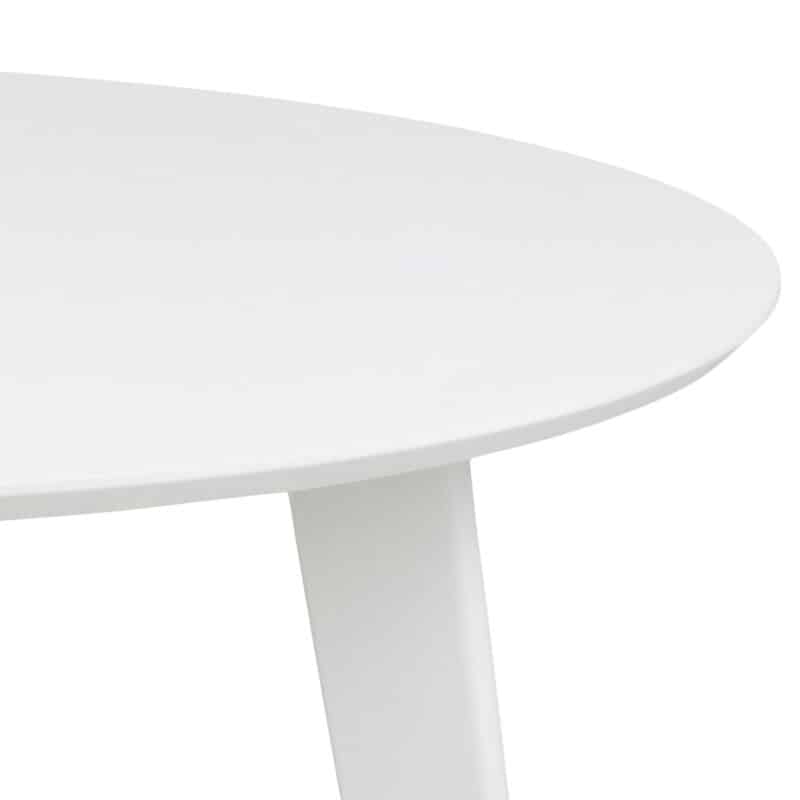 Furniture To Go Roxby White 105cm Round Dining Table The Home and Office Stores