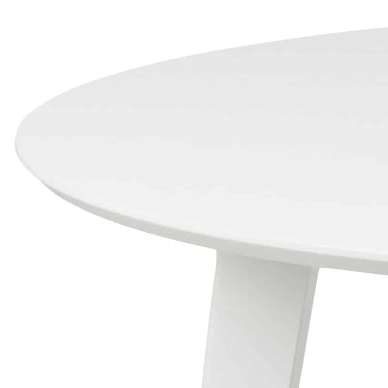 Furniture To Go Roxby White 105cm Round Dining Table The Home and Office Stores