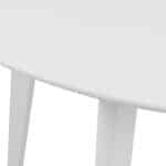 Furniture To Go Roxby White 105cm Round Dining Table The Home and Office Stores
