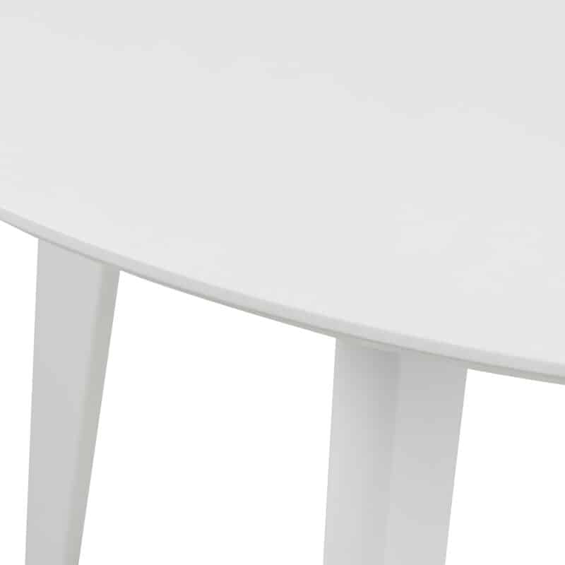 Furniture To Go Roxby White 105cm Round Dining Table The Home and Office Stores