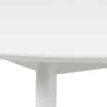 Furniture To Go Roxby White 105cm Round Dining Table The Home and Office Stores