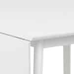 Furniture To Go Roxby White Extendable Dining Table The Home and Office Stores