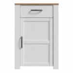 Furniture To Go Bohol 1 Door 1 Drawer White Shoe Cabinet The Home and Office Stores