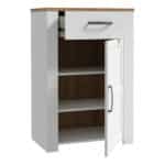 Furniture To Go Bohol 1 Door 1 Drawer White Shoe Cabinet The Home and Office Stores