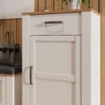 Furniture To Go Bohol 1 Door 1 Drawer White Shoe Cabinet The Home and Office Stores