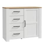 Furniture To Go Bohol 1 door 4 drawer white chest