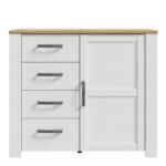 Furniture To Go Bohol 1 Door 4 Drawer White Chest The Home and Office Stores