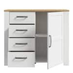 Furniture To Go Bohol 1 Door 4 Drawer White Chest The Home and Office Stores