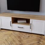 Furniture To Go Bohol 2 Door 1 Drawer White TV Cabinet The Home and Office Stores