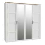 Furniture To Go Bohol 2 door 2 mirrored door white wardrobe