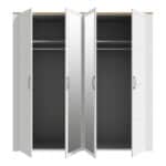 Furniture To Go Bohol 2 Door 2 Mirrored Door White Wardrobe The Home and Office Stores