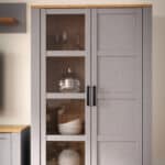 Furniture To Go Bohol 2 Door Grey Display Cabinet The Home and Office Stores