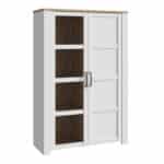 Furniture To Go Bohol 2 door white display cabinet