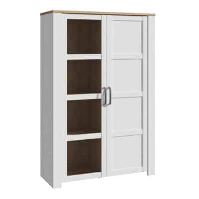 Furniture To Go Bohol 2 door white display cabinet